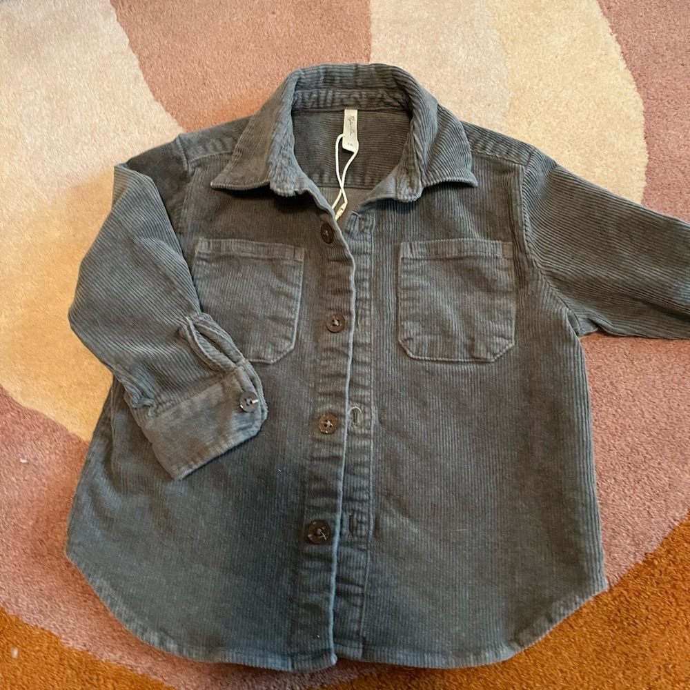 Rylee and cru corduroy button down.